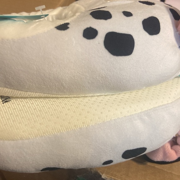 Squishmallows Dustin the Dalmatian Dog Slippers NEW plush - Picture 4 of 5